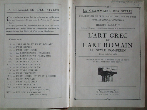 La Grammaire Des Styles 10 Volum.en Un Tomo Encuadernado (15