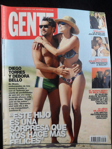 Revista Gente 2487 Torres Bello Prandi Tinelli 30/10/12 