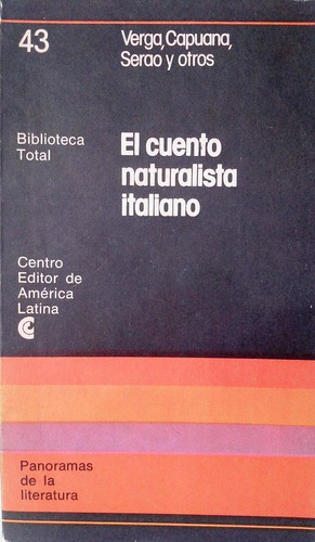 El Cuento Naturalista Italiano - Vv Aa - Cuentos - Ceal 1977