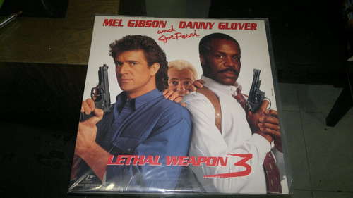 Lethal Weapon 3 En Formato Laser Disc,excelente Pelicula