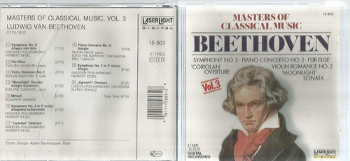 Cd Beethoven Masters Of Classical Music Bonellihq Cx45 E19