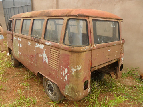 Kombi Vw Van Corujinha 1973 P/ Restaurar - Sem Motor