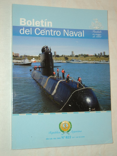 Boletin Del Centro Naval N° 822 Oct/nov 2008 /en Belgrano