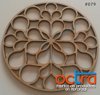 Figuras Mandalas 30 Cm X 10 Unidades