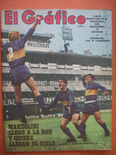 El Grafico 2488 13/6/1967 Marzolini Boca Torino River Racing