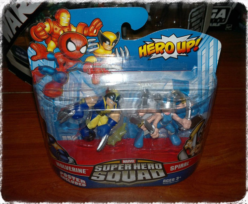 Marvel Super Hero Squad Wolverine & Spiral