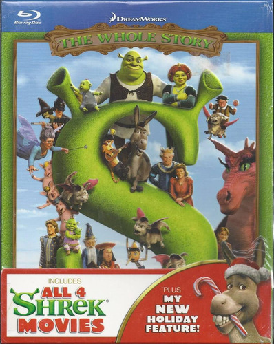 Shrek The Whole Story 4 Películas Bluray En Español