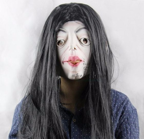 Mascara Latex De Halloween Disfraz Fantasma Mujer
