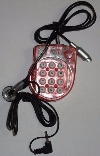 Mini Teléfono Portátil Micrófono Diadema Rj11 Nuevo Oferta