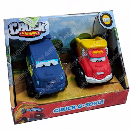 Tonka Chuck Friends Mini Camiones De Goma Para Bebé
