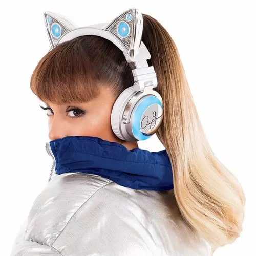  Edición limitada Bluetooth inalámbrico de Ariana Grande oídos  gato Audífonos : Electrónica