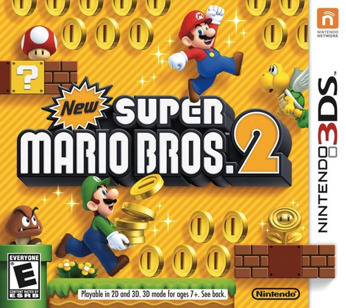 New Super Mario Bros.2 - Nintendo 3ds - Jogo Lacrado - Novo