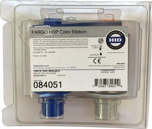 Ribbon Color Ymck - Fargo Hdp5000 (500 Impressões)