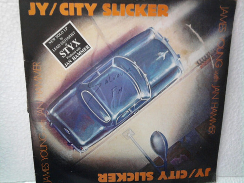 Lp City Slicker James Young & Jan Hammer (styx) Encarte 1986