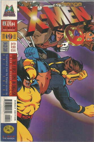 The Manga X-men N° 04 - Marvel 4 - Bonellihq Cx424 