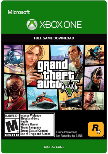 Grand Theft Auto V Gta 5 Xbox One Codigo 25 Digitos Digital