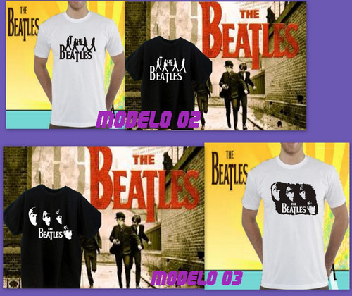Franelas Estampadas The Beatles