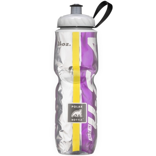 Garrafa Térmica Polar Bottle Usa Roxo/amarelo 710ml