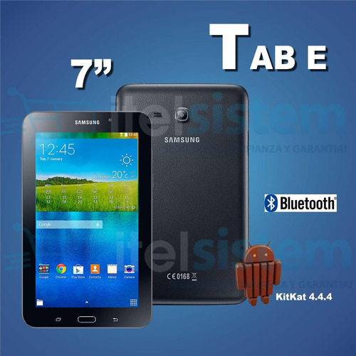 Tablet Samsung Galaxy Tab E 7 8gb Nuevo Sellado Itelsistem