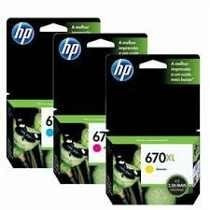 Cartucho 670 Xl Hp Original Somos Tienda Física