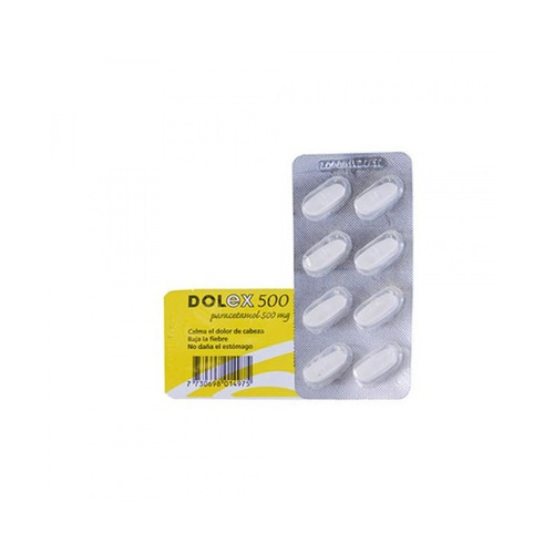 Dolex 500mg X 8 Comprimidos San Roque