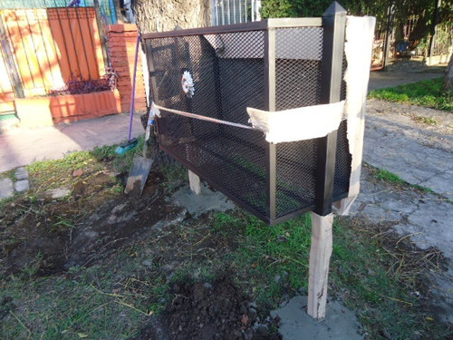 Canasto De Basura Premium Girasol 80x50x40 Colocado Oferta