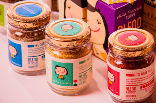 Especias Gourmet Niña Federica Caja Sin Sal X 12 Blends