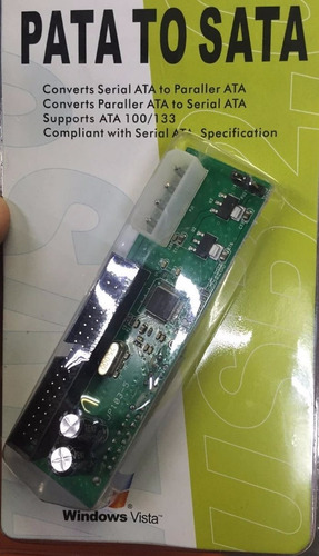 Imagen 4 de 4 de Convertidor Pata A Sata Serial Ata A Paralelo Ata Serial E