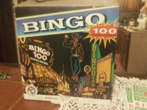 Juego De Mesa Bingo Tradicional 100 Cartones Con Bombo