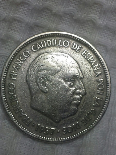Moneda España 5 Pesetas 1957 (67) Ref/ P 10-20