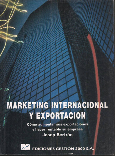 Marketing Internacional Y Exportación Bertrán Josep