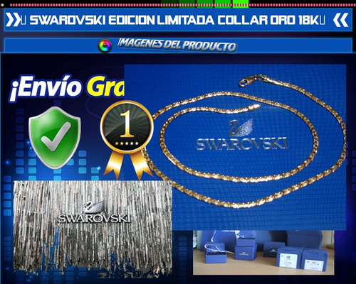 Swarovski Edicion Limitada Alianza Oro Blanco 18k Cristal Ve