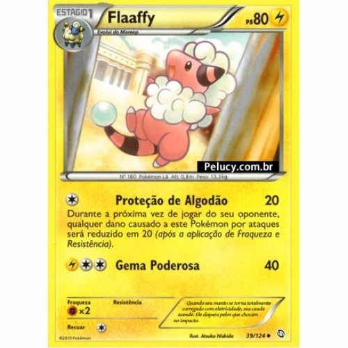 Flaaffy - Pokémon Elétrico Incomum 39/124 Pokemon Card Game