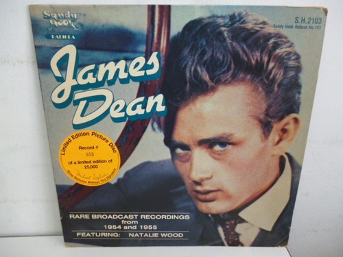 James Dean On The Air Rare Broadcast 1954 1955 Picture Disc