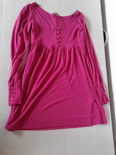 Vestido Fuxia Como Quieres Que Te Quiera T.s Nuevo!