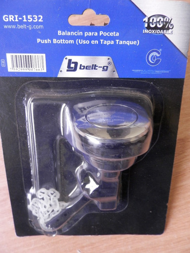 Balancin Para Poceta Push Bottom Belt G Para Tapa De Tanque