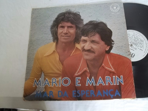 Vinil Lp - Mario E Marin - Mar Da Esperança - Sertanejo