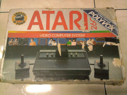 Raro Atari 2600 Polyvox Com Caixa!