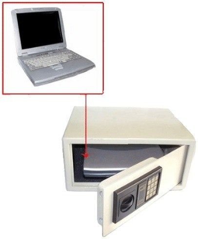 Caja Fuerte Digital Dasa P/notebook 43x36x20cm Hay Stock