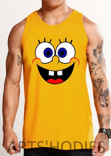 Camiseta Regata Bob Esponja - A Melhor Do Mercado!