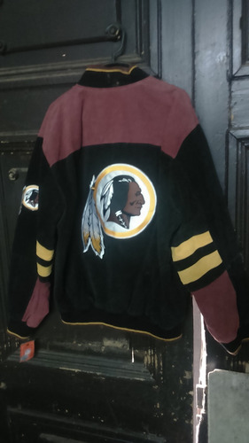 Chaqueta Redskins Nfl De Gamusa Nuevaa Talla L Precio Conver