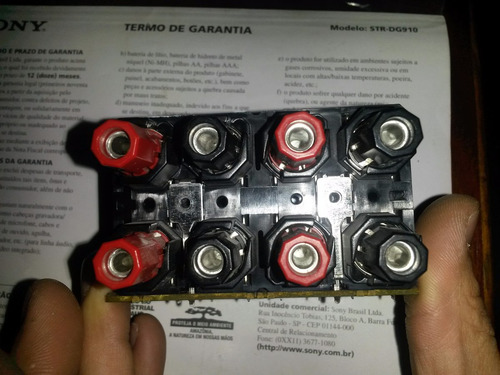 Placa Saida Potencia Caixas Frontais Receiver Sony Str-dg910