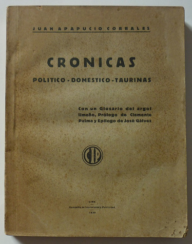 Libro Crónicas De Corrales Tauromaquia