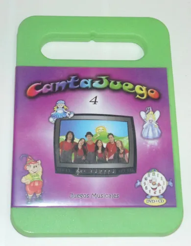 Cantajuego Vol. 4 Dvd+cd Original Infantil