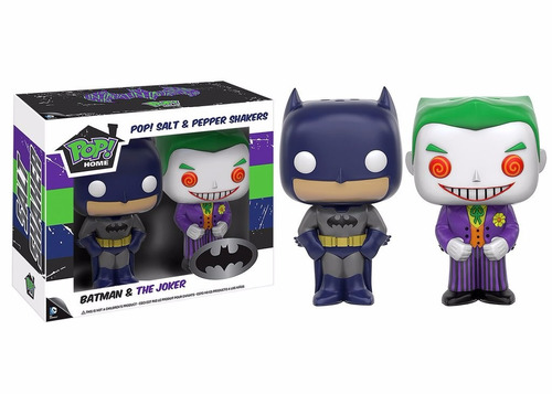 Pop Funko Salt & Pepper Batman Joker Saleiro/ Pimenteiro