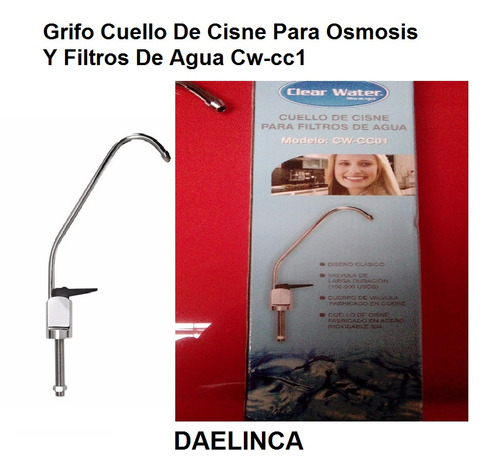 Grifo  Cuello De Cisne Para Osmosis Y Filtros De Agua Cw-cc1