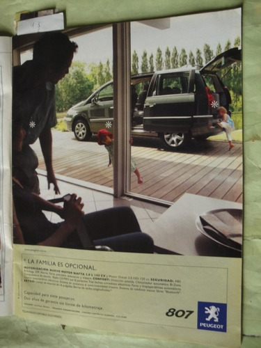 Publicidad Peugeot 807 Año 2009