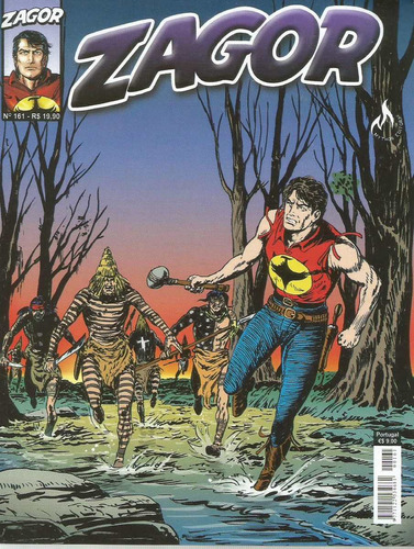 Zagor Nº 161 - Editora Mythos - Capa Mole - Bonellihq Cx49 E19