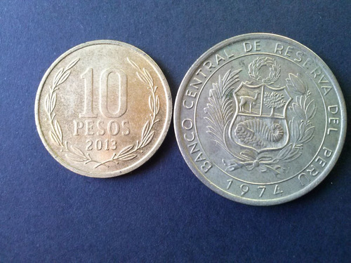 Moneda Perú 5 Soles De Oro Níquel 1974 (c20)