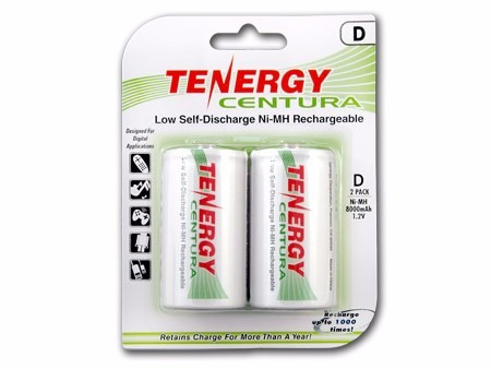 Pack 2 Baterías D Tenergy Centura (lsd) 1.2v 8000mah Ni-mh